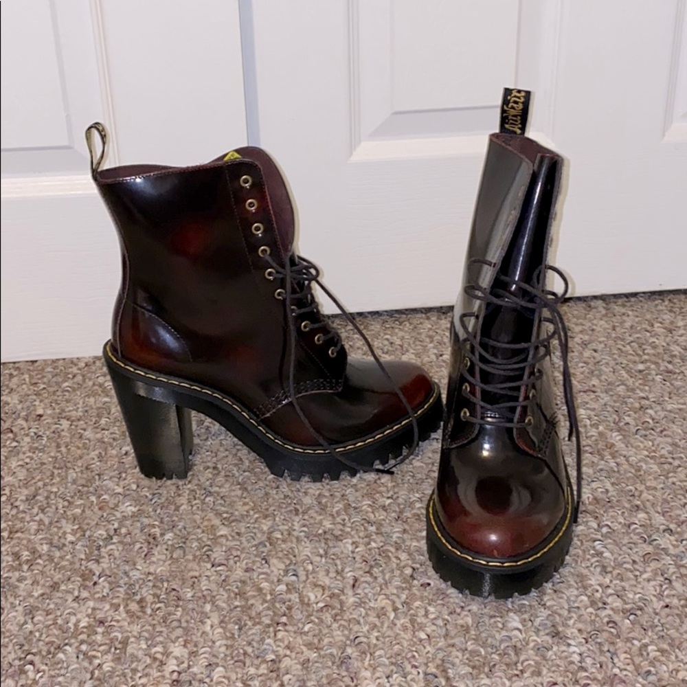 Dr. Martens cherry red Kendra boot